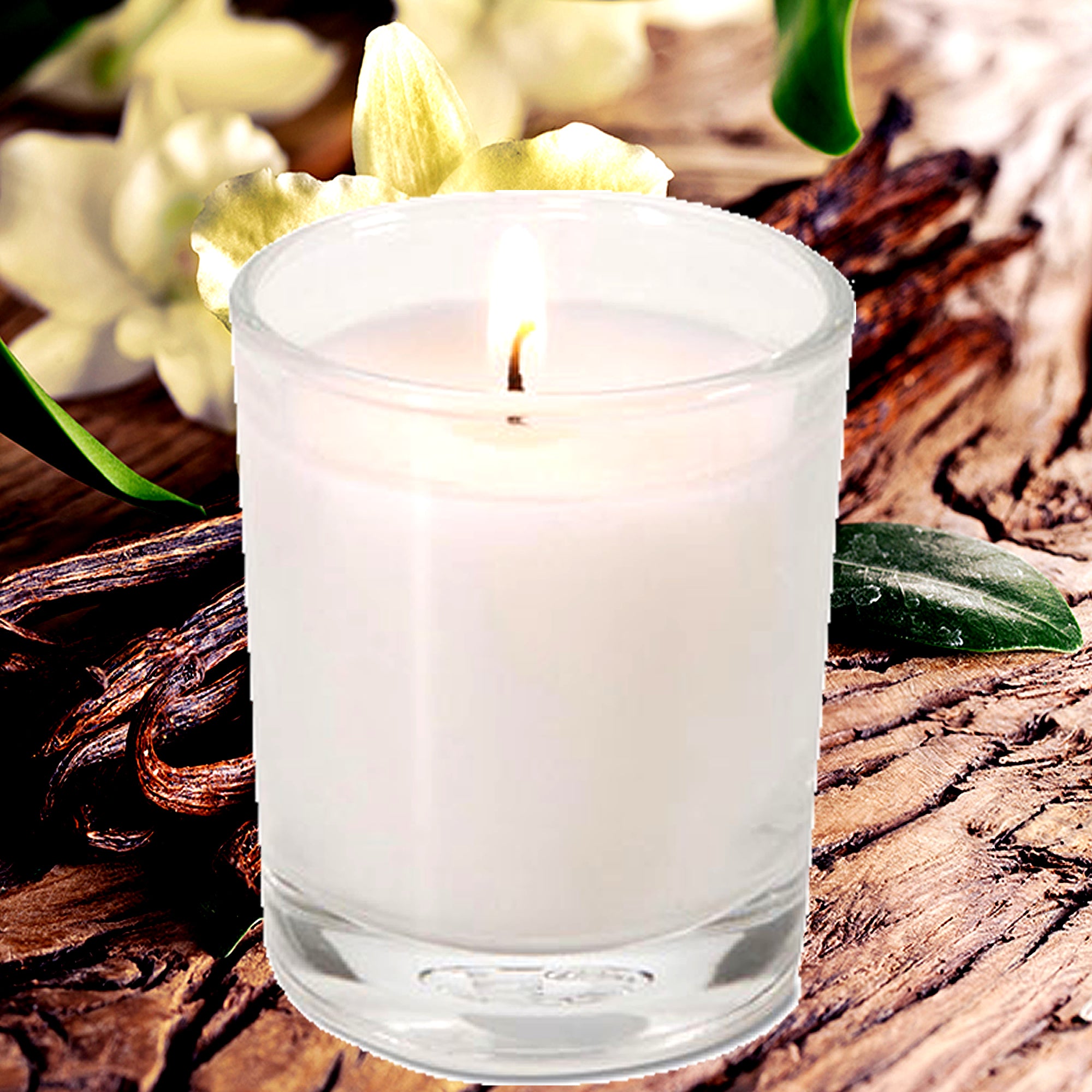 Sandalwood Vanilla Musk Eco Soy Votive Candles – Clean Burn, Plant-Based, Vegan & Pet Safe