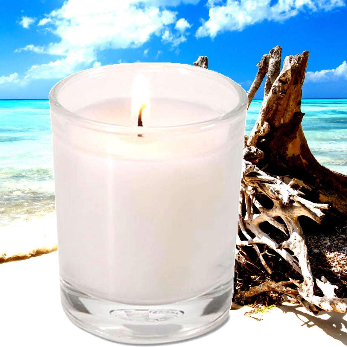 Sea Foam & Balsam Eco Soy Votive Candles – Clean Burn, Plant-Based, Vegan & Pet Safe