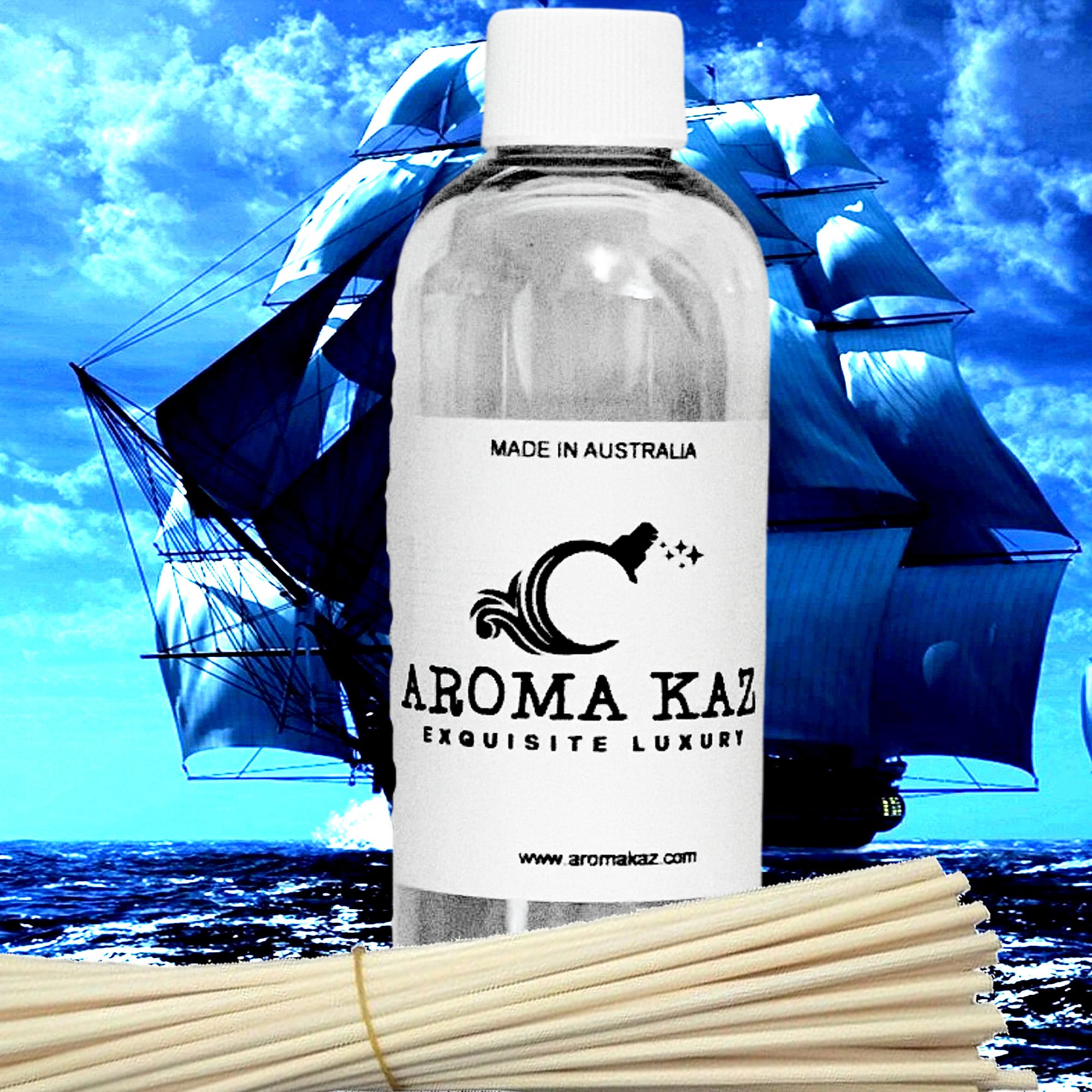 Sea Spice For Men Diffuser Fragrance Oil with Reeds – Vegan Cruelty-Free Home Aroma