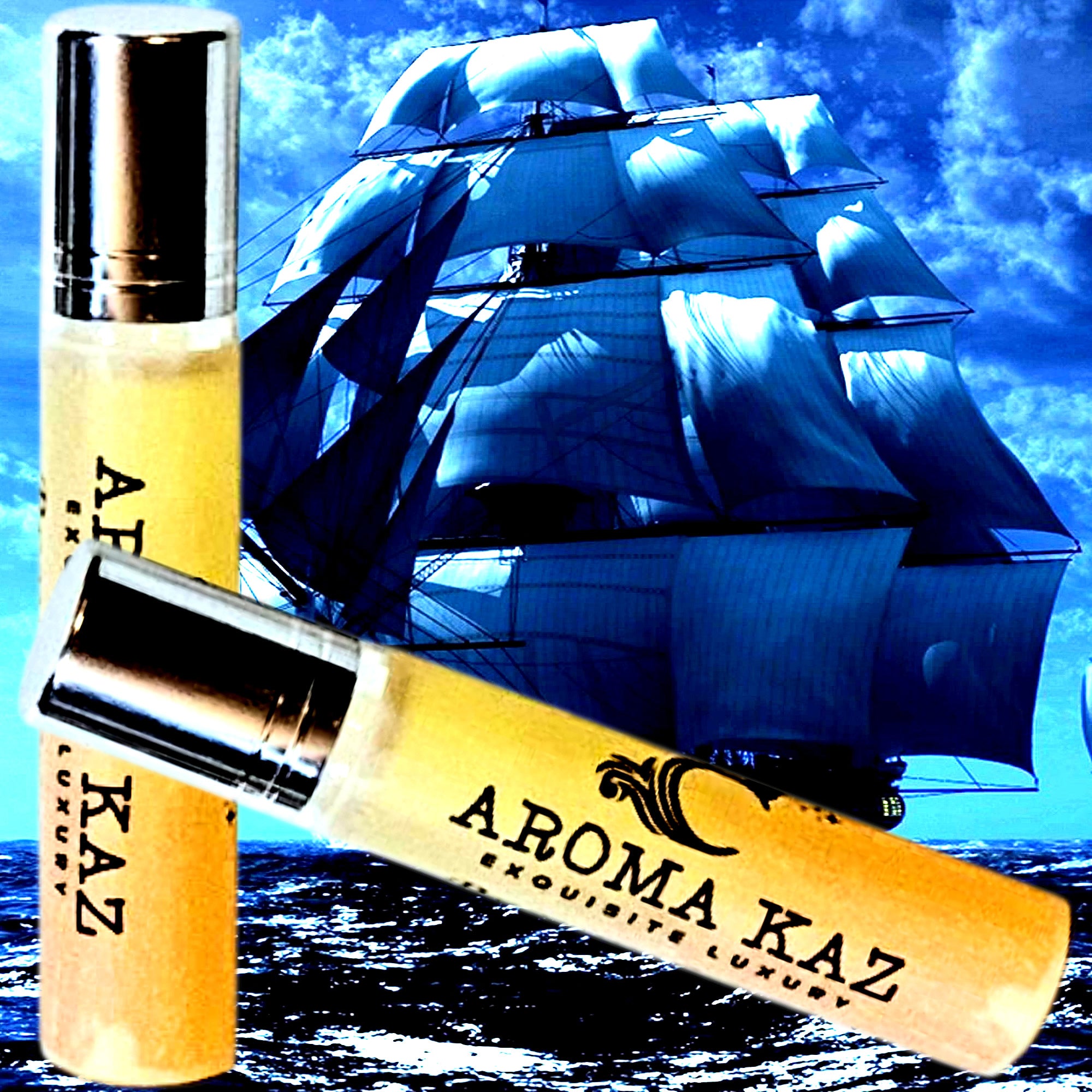 Sea Spice For Men Roll-On Fragrance Plant-Based Vegan Cruelty Free