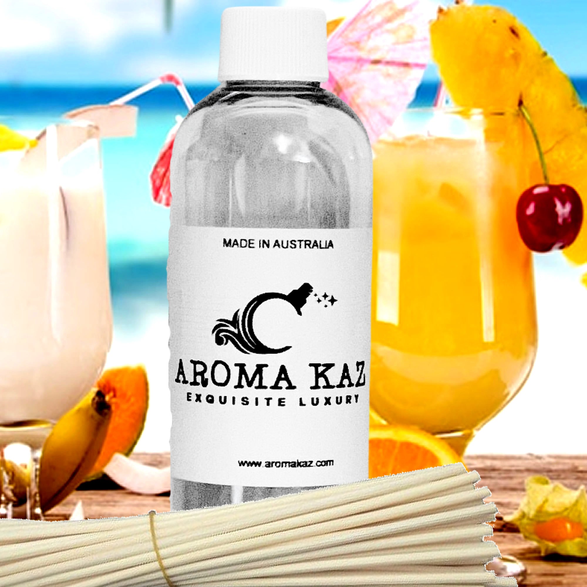 Sex On The Beach Diffuser Fragrance Oil with Reeds – Vegan Cruelty-Free Home Aroma