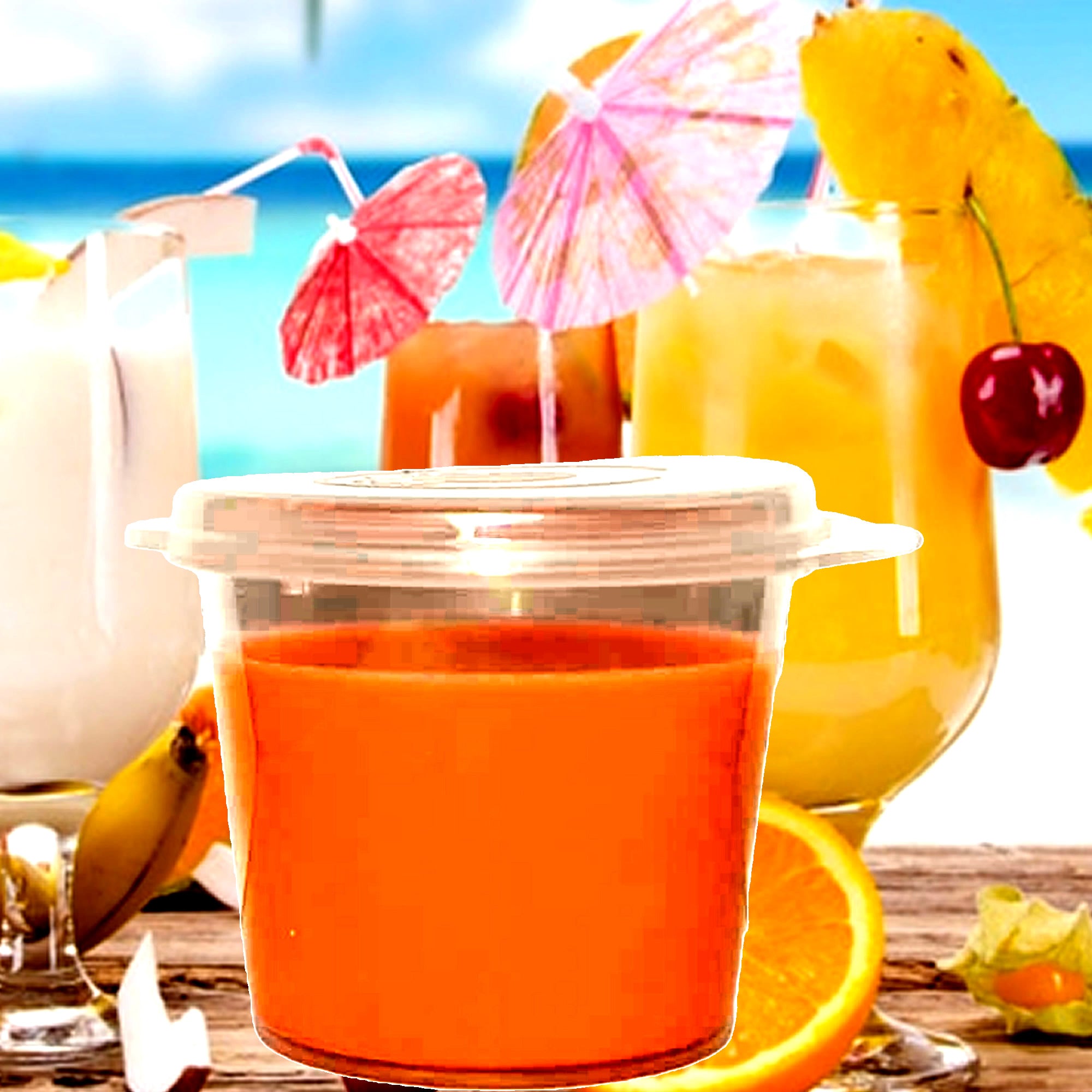 Sex On The Beach eco soy wax melts – vegan, cruelty-free featuring tropical fruits and sweet cocktail-inspired notes, handmade in Australia.