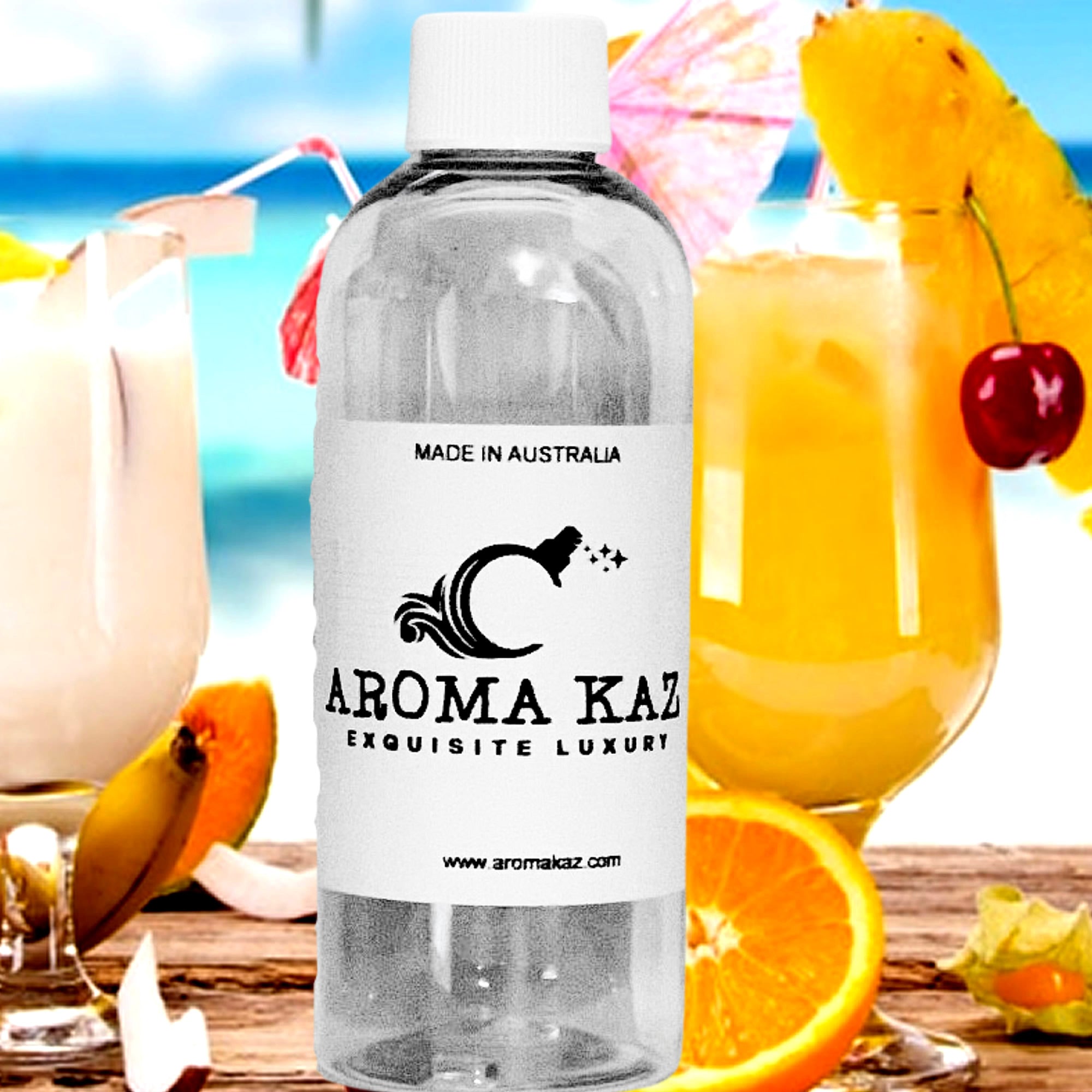 Sex On The Beach fragrance oil for candle making, soap making and perfume blending – vegan, cruelty-free featuring tropical fruits and sweet cocktail-inspired notes, handmade in Australia.