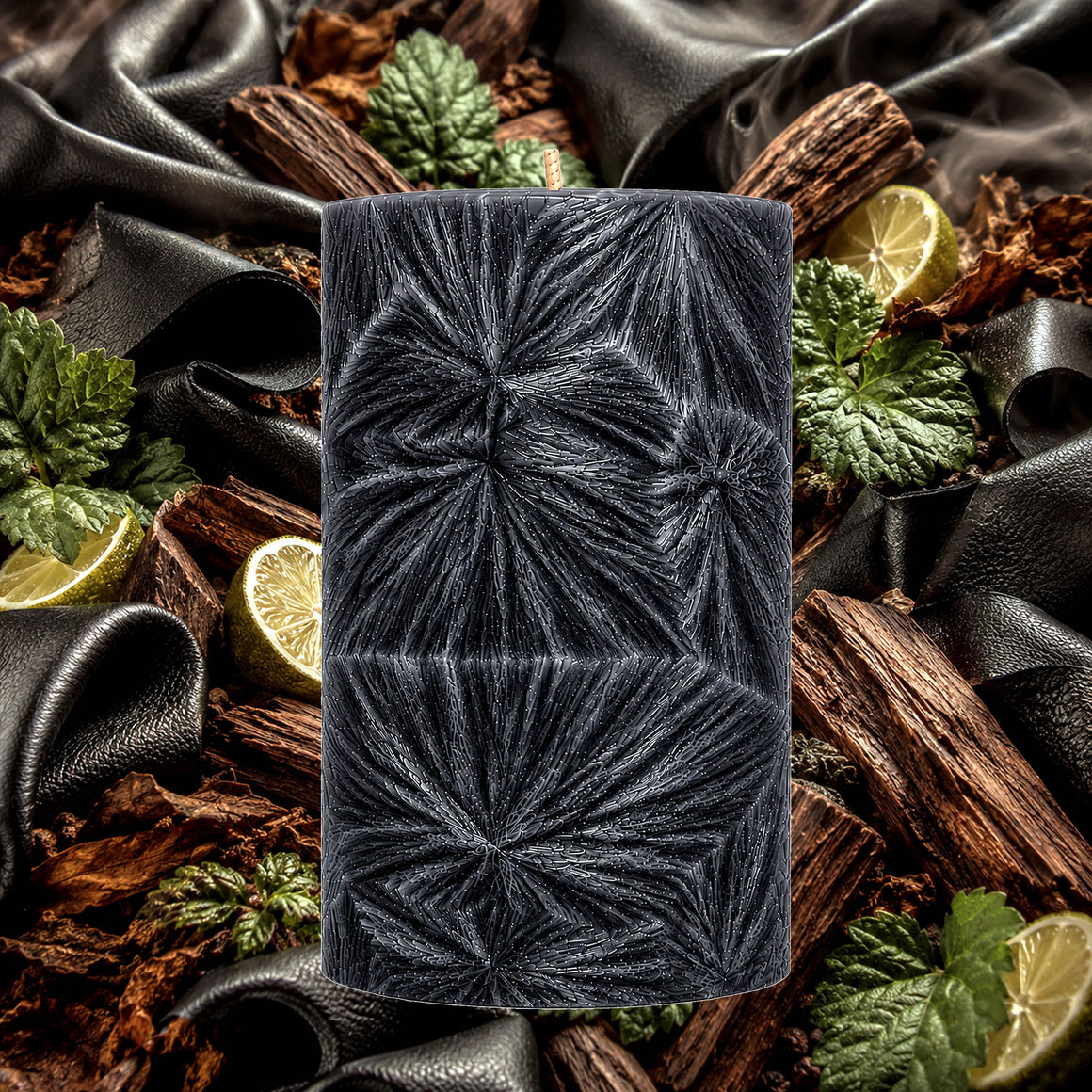 Shades For Men Pillar Candle