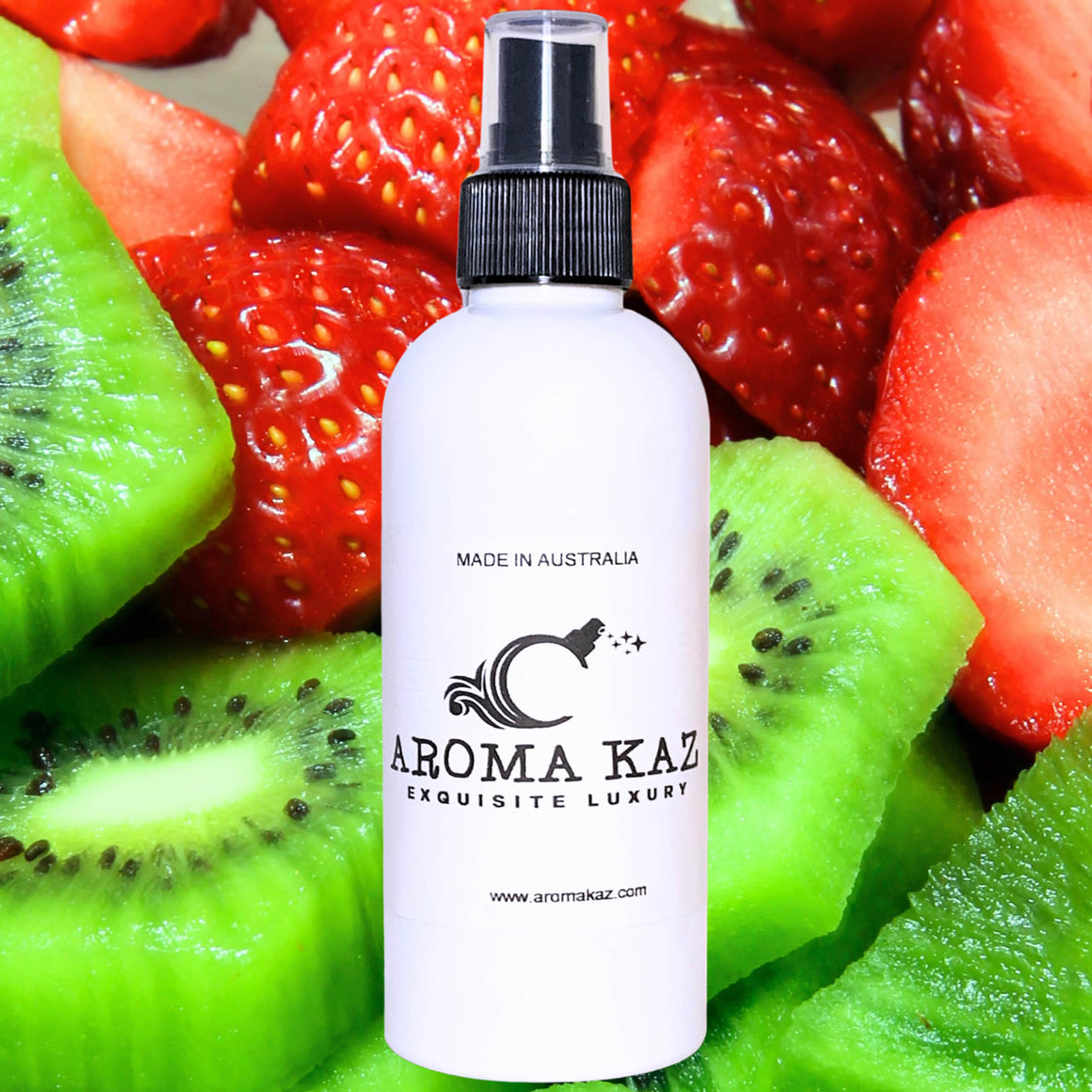 Strawberries & Kiwi Fruit Car Air Freshener Spray – Plant-Based, Vegan, Cruelty-Free & Pet Safe