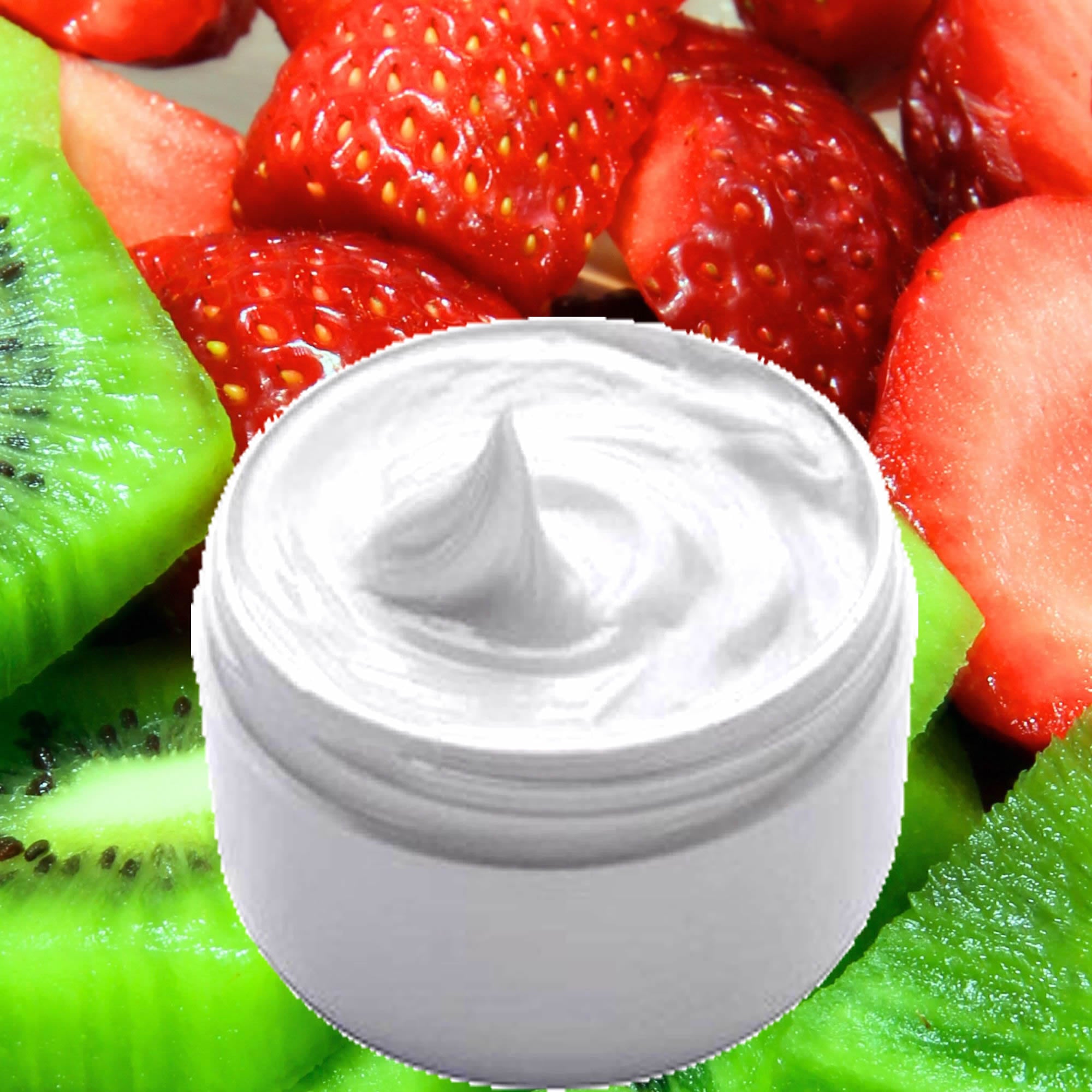Strawberries & Kiwi Fruit Body & Hand Cream Vegan Cruelty-Free Moisturiser