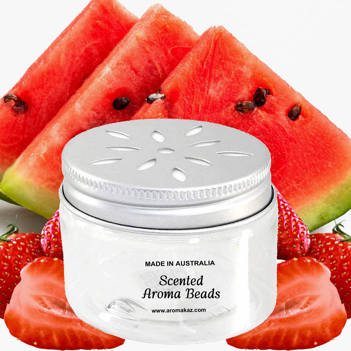 Strawberry Watermelon Air Freshener Aroma Beads - Room, Car, Pantry, Pet Areas, Linen