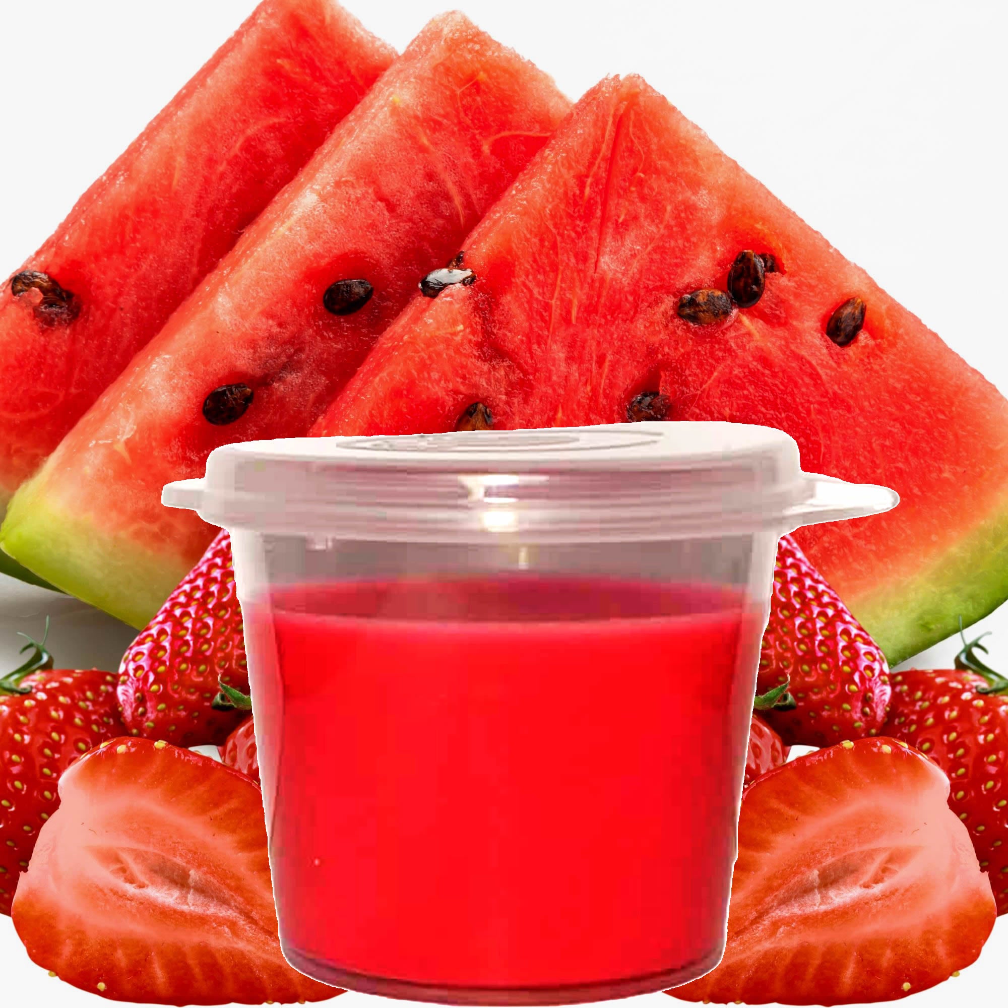 Strawberry Watermelon eco soy wax melts – vegan, cruelty-free featuring refreshing summer watermelon and plump juicy strawberries, handmade in Australia.