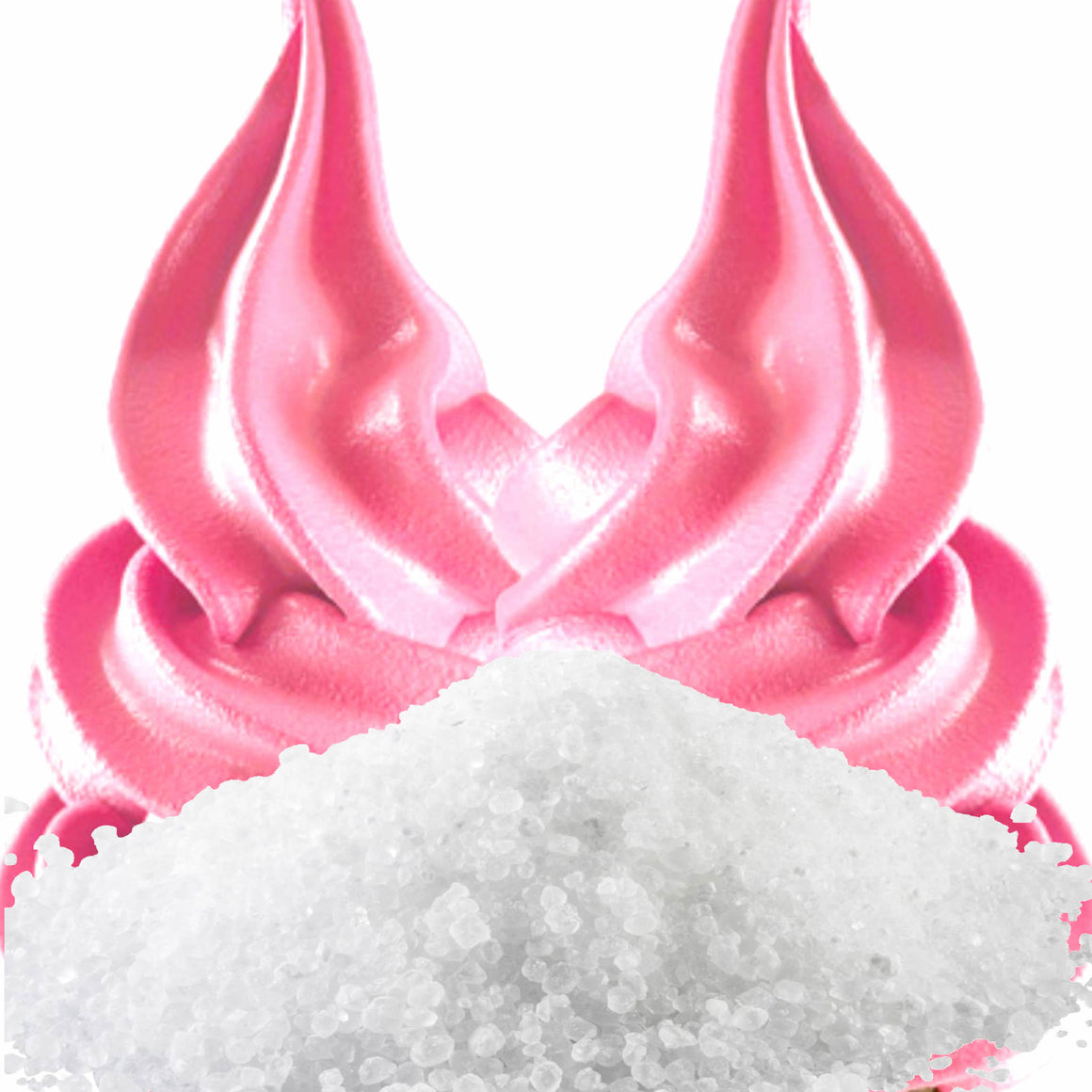 Strawberry Buttercream Vegan bath salts and bath soak crystals, cruelty-free and made in Australia. Highly scented, suitable for women and men. Perfect relaxation gift for him or her.