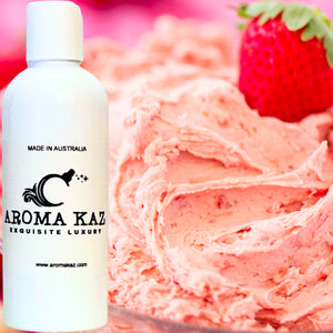 Strawberry Buttercream Scented Bath Body Massage Oil