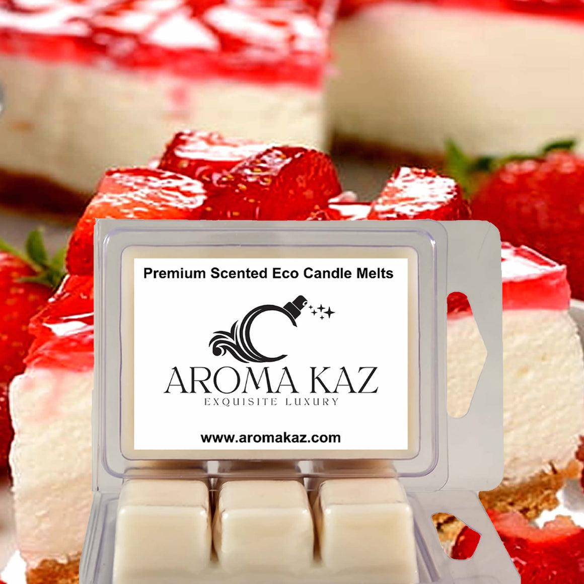 Strawberry Cheesecake Soy Wax Melts – Hand-Poured, Plant-Based & Vegan