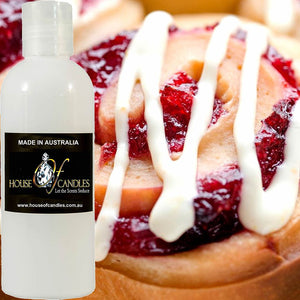 Strawberry Cinnamon Buns Scented Body Wash Shower Gel Skin Cleanser Liquid Soap