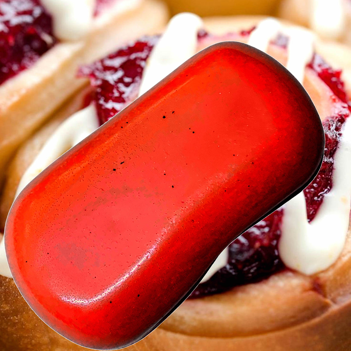 Strawberry Cinnamon Buns Vegan Soap Bars Plant-Based Cruelty-Free Handcrafted