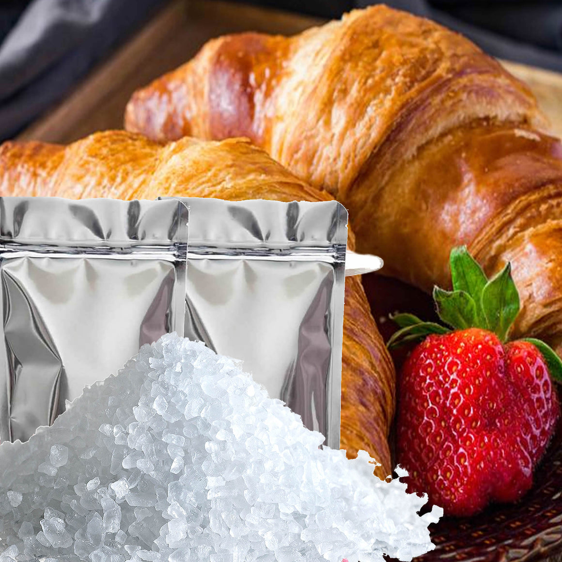 Strawberry Croissants Scented Bath Salts Bath Soak