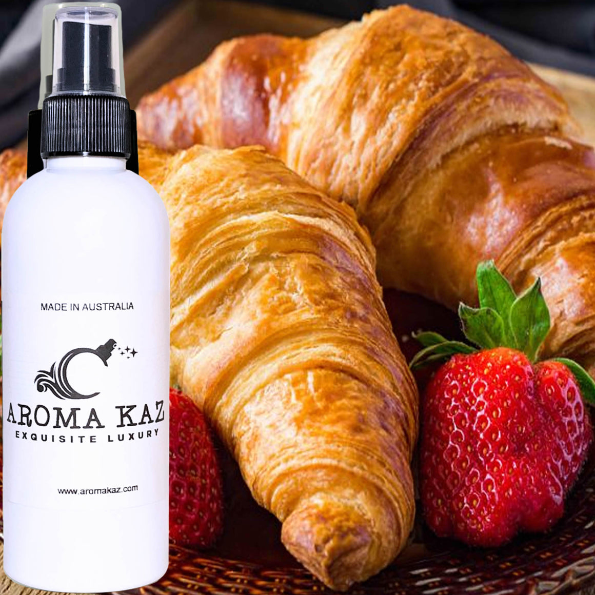 Strawberry Croissants Room Linen Spray Air Freshener Deodorizer