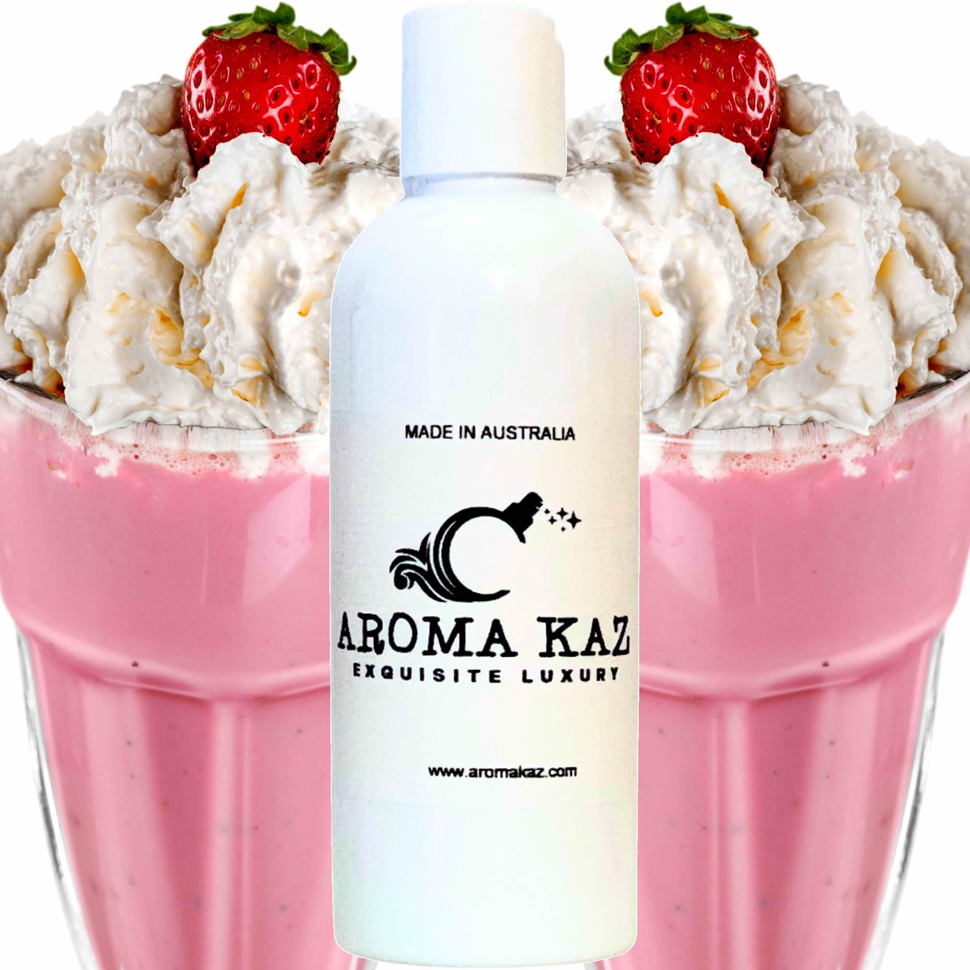 Strawberry Milkshake Bath/Body/Massage Oil Vegan Plant-Based Moisturiser