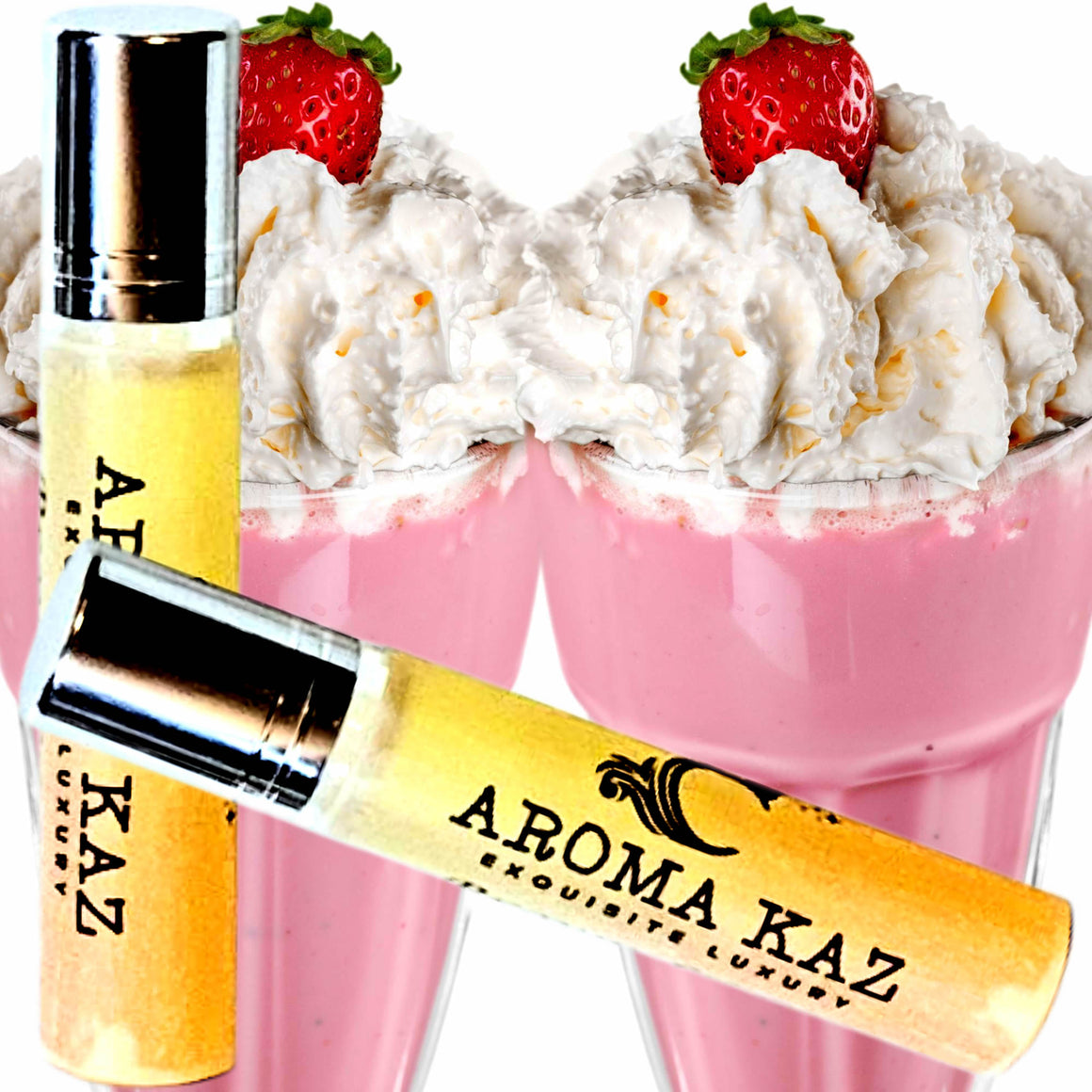 Strawberry Milkshake Roll-On Perfume Plant-Based Vegan Cruelty Free