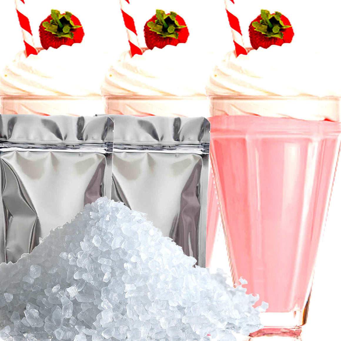 Strawberry Milkshake Scented Bath Salts Bath Soak