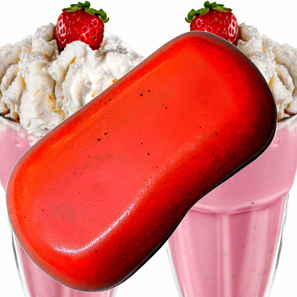 Strawberry Milkshake Vegan Soap Bars Plant-Based Cruelty-Free Handcrafted