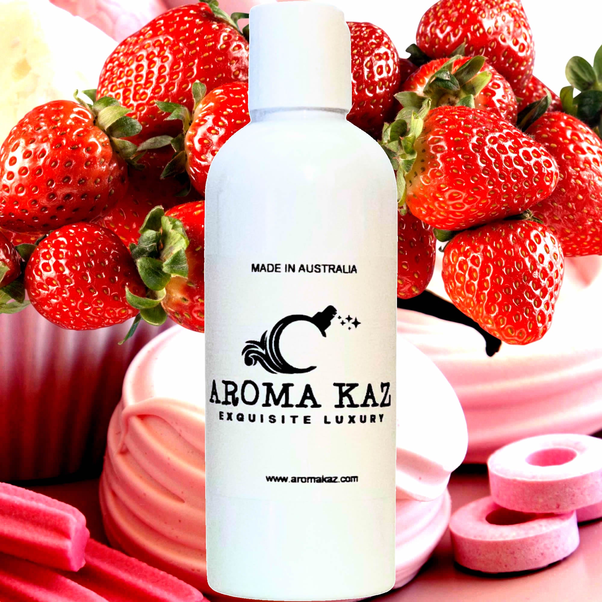 Strawberry Musk Bath/Body/Massage Oil Vegan Plant-Based Moisturiser