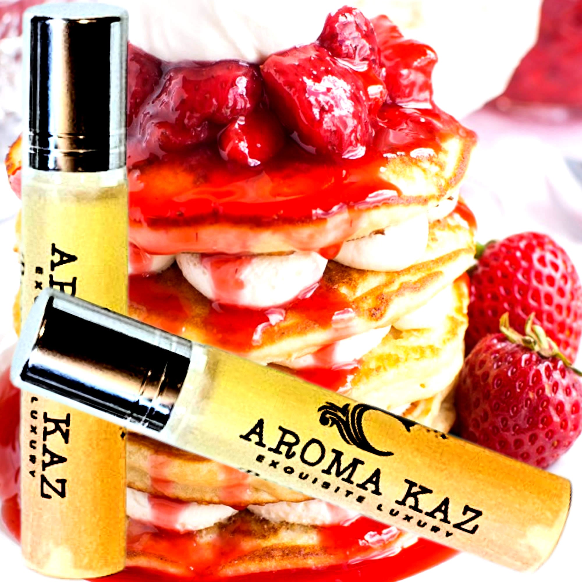 Strawberry Pancakes Roll-On Perfume Plant-Based Vegan Cruelty Free