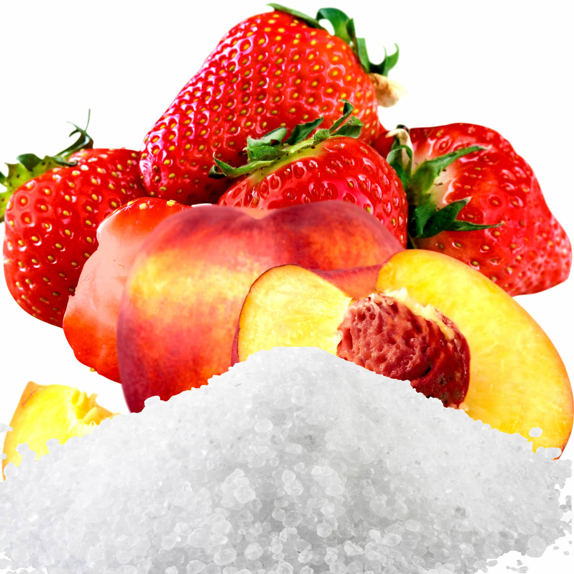 Strawberry Peaches Vegan bath salts and bath soak crystals, cruelty-free and made in Australia. Highly scented, suitable for women and men. Perfect relaxation gift for him or her.