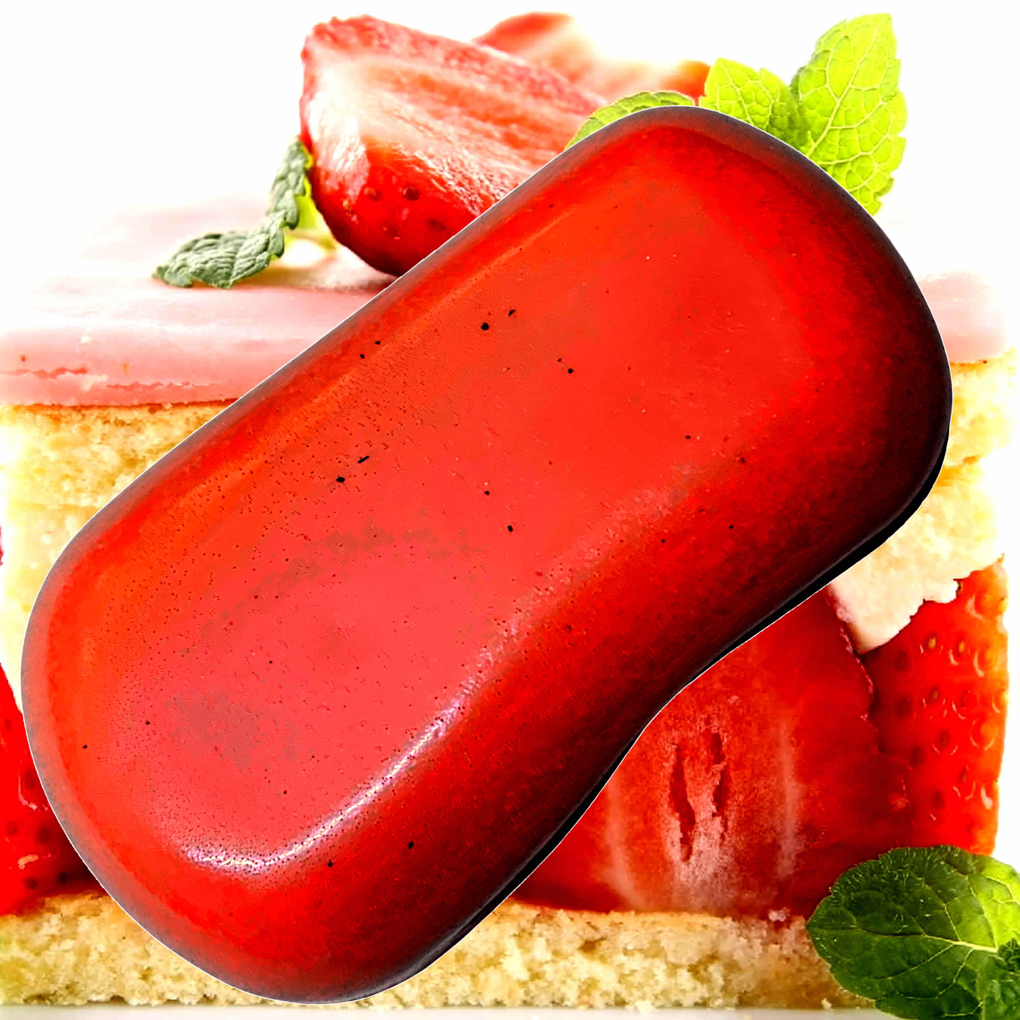 Strawberry Shortcake Vegan Soap Bars Plant-Based Cruelty-Free Handcrafted