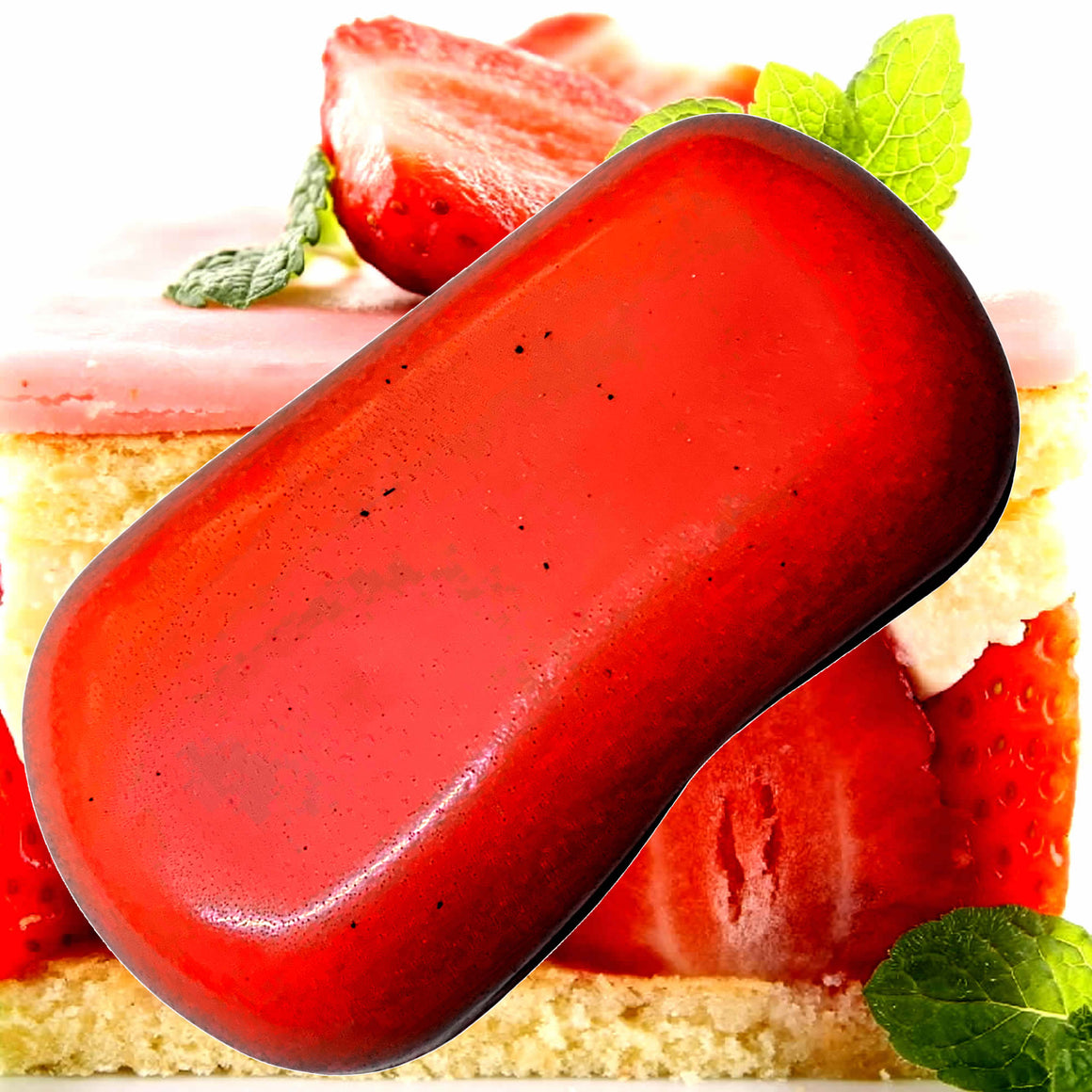 Strawberry Shortcake Vegan Soap Bars Plant-Based Cruelty-Free Handcrafted