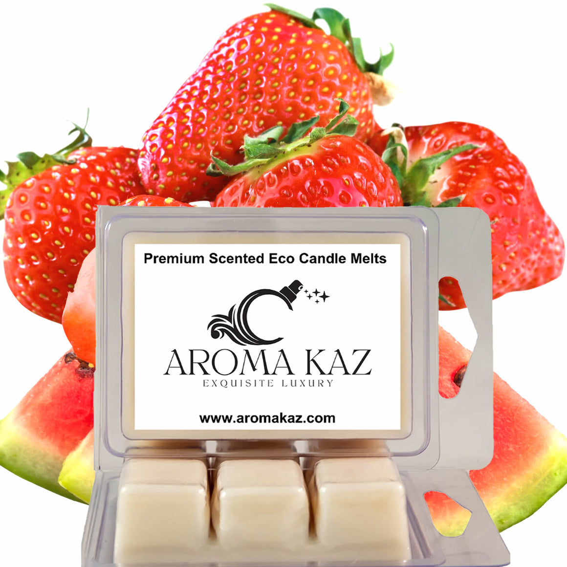 Strawberry Watermelon Soy Wax Melts – Hand-Poured, Plant-Based & Vegan