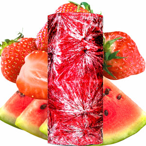 Strawberry Watermelon Scented Palm Wax Pillar Candle – Vegan, Cruelty-Free, Made in Australia - Long-Lasting Fragrance – Perfect for Weddings, Birthdays, Christmas Gifts & All Occasions