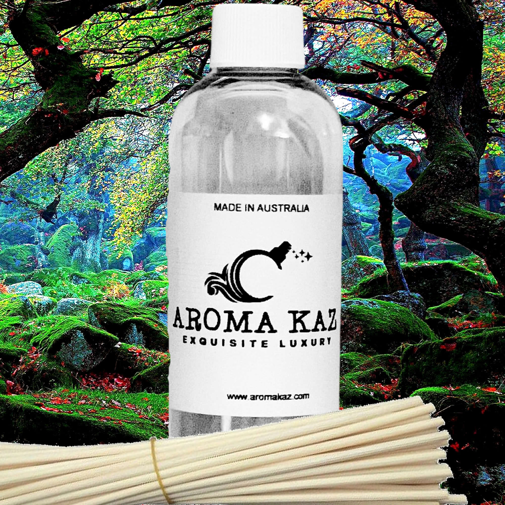 Suede Musk & Vetiver Diffuser Fragrance Oil with Reeds – Vegan Cruelty-Free Home Aroma