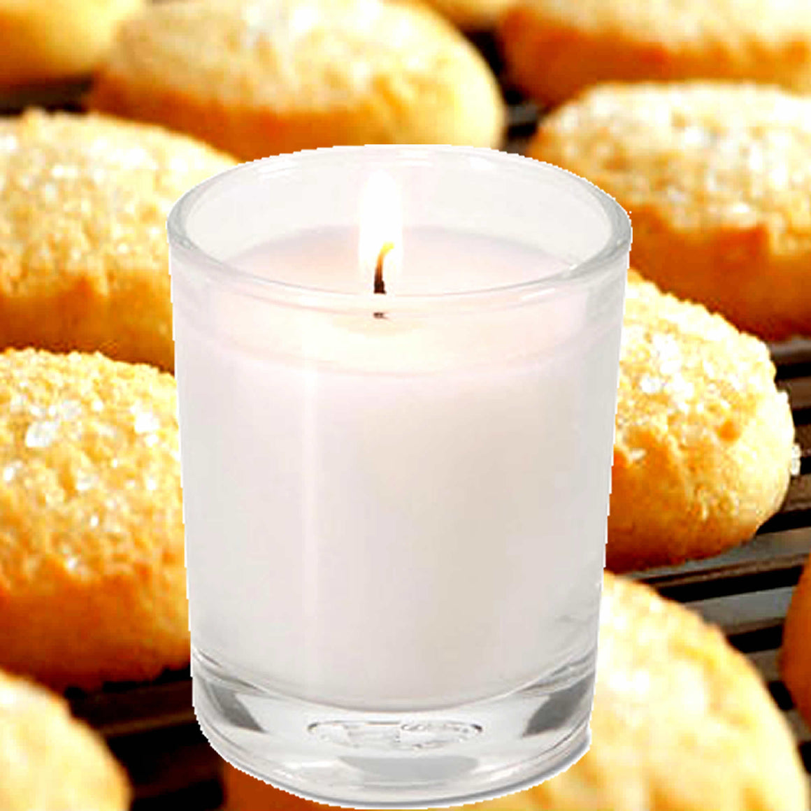 Sugar Cookies Eco Soy Votive Candles – Clean Burn, Plant-Based, Vegan & Pet Safe