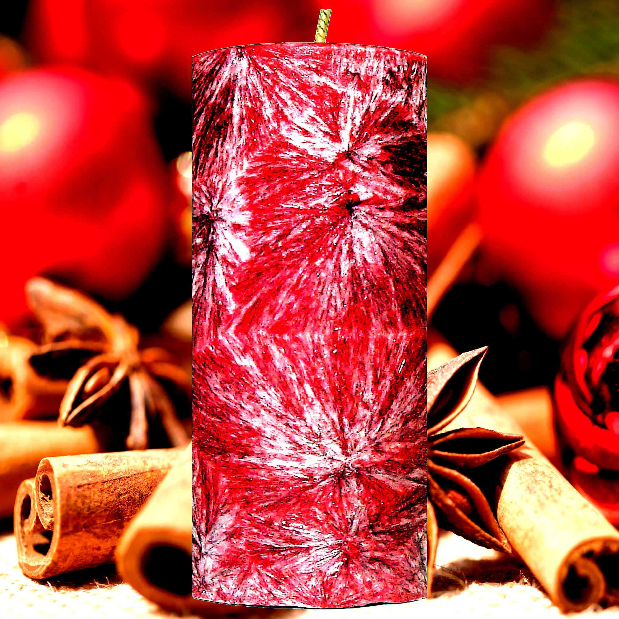 Sugar & Spice Pillar Candle – Plant-Based, Eco-Friendly, Vegan, Cruelty Free