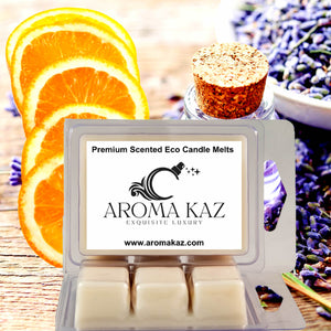Sweet Orange & Lavender Candle Wax Melts - Clams