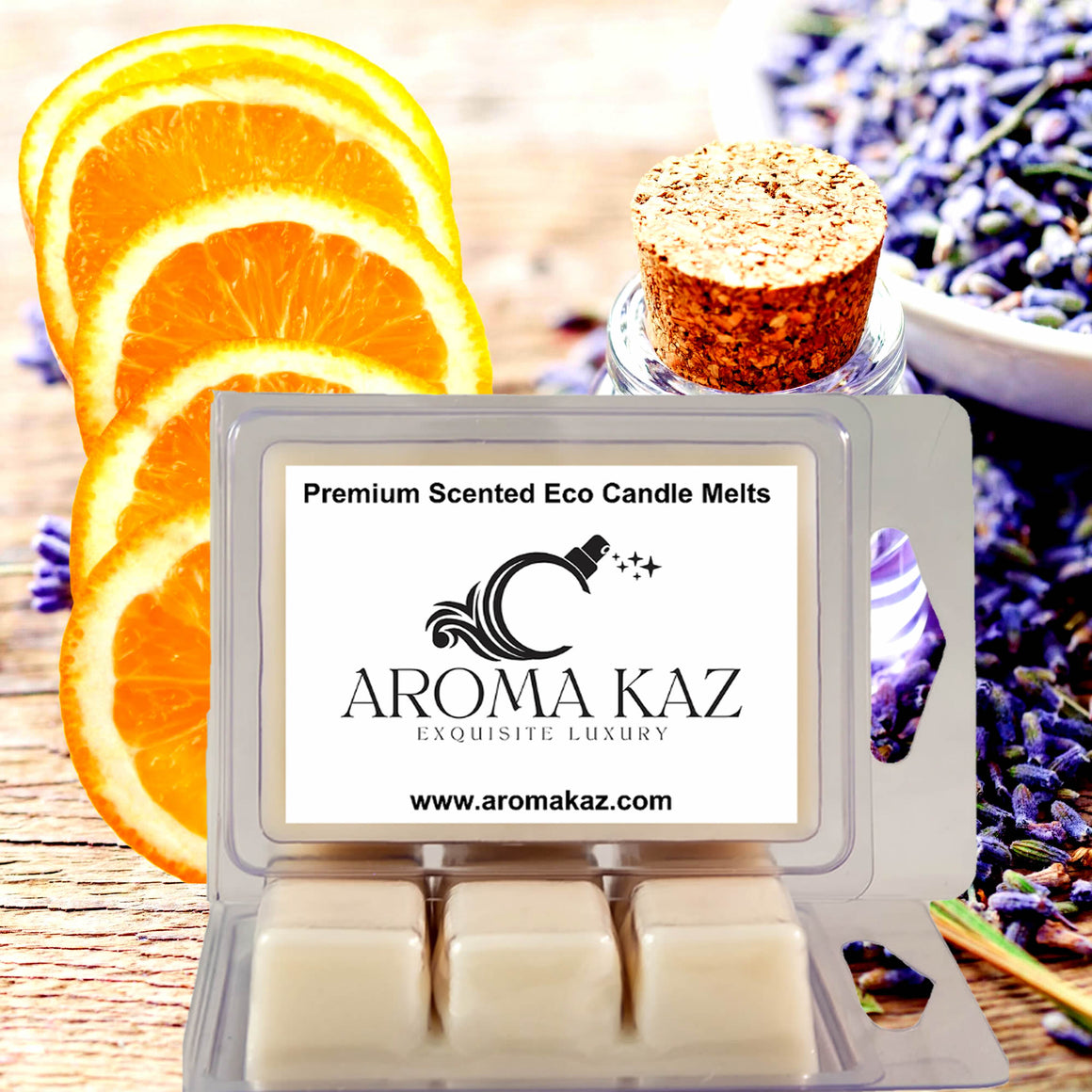 Sweet Orange & Lavender Soy Wax Melts – Hand-Poured, Plant-Based & Vegan