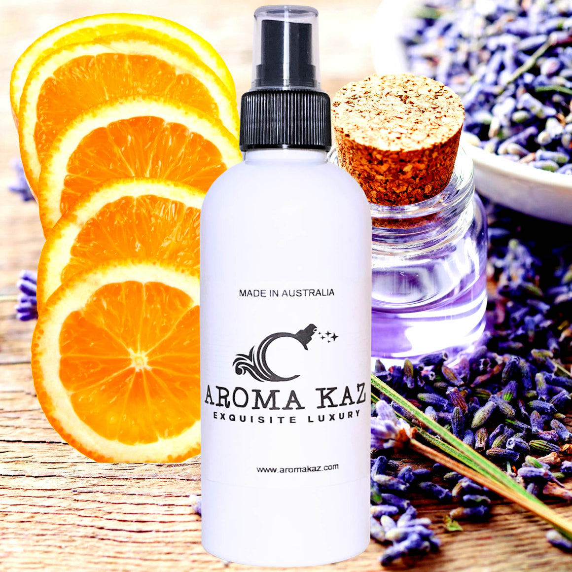 Sweet Orange & Lavender Car Air Freshener Spray – Plant-Based, Vegan, Cruelty-Free & Pet Safe