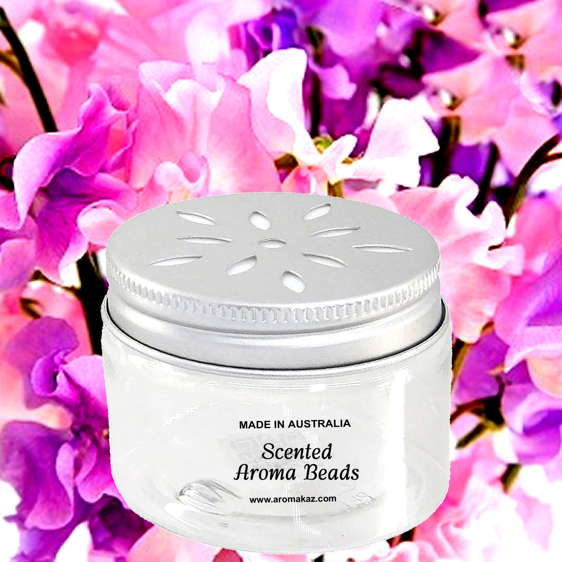 Sweet Pea Air Freshener Aroma Beads - Room, Car, Pantry, Pet Areas, Linen