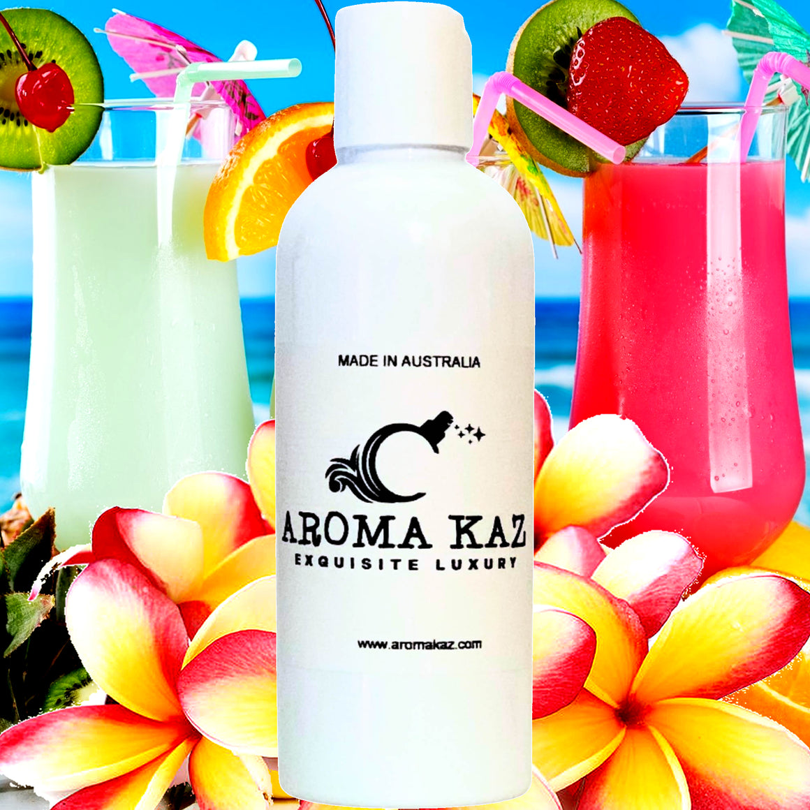 Tahitian Frangipani Body Massage Oil – vegan, cruelty-free, plant-based hydrating oil with sweet tropical frangipani blossoms, handmade in Australia.