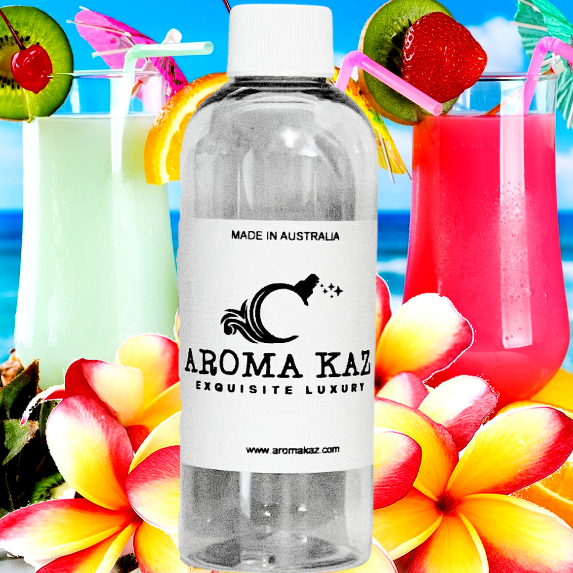 Tahitian Frangipani fragrance oil for candle making, soap making and perfume blending – vegan, cruelty-free featuring sweet tropical fruits and frangipani blossoms, handmade in Australia.