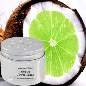 Tahitian Coconut Lime Scented Aroma Beads Room/Car Air Freshener
