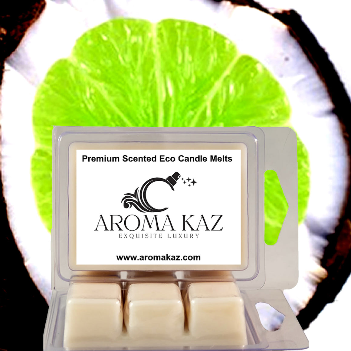 Tahitian Coconut Lime Soy Wax Melts – Hand-Poured, Plant-Based & Vegan