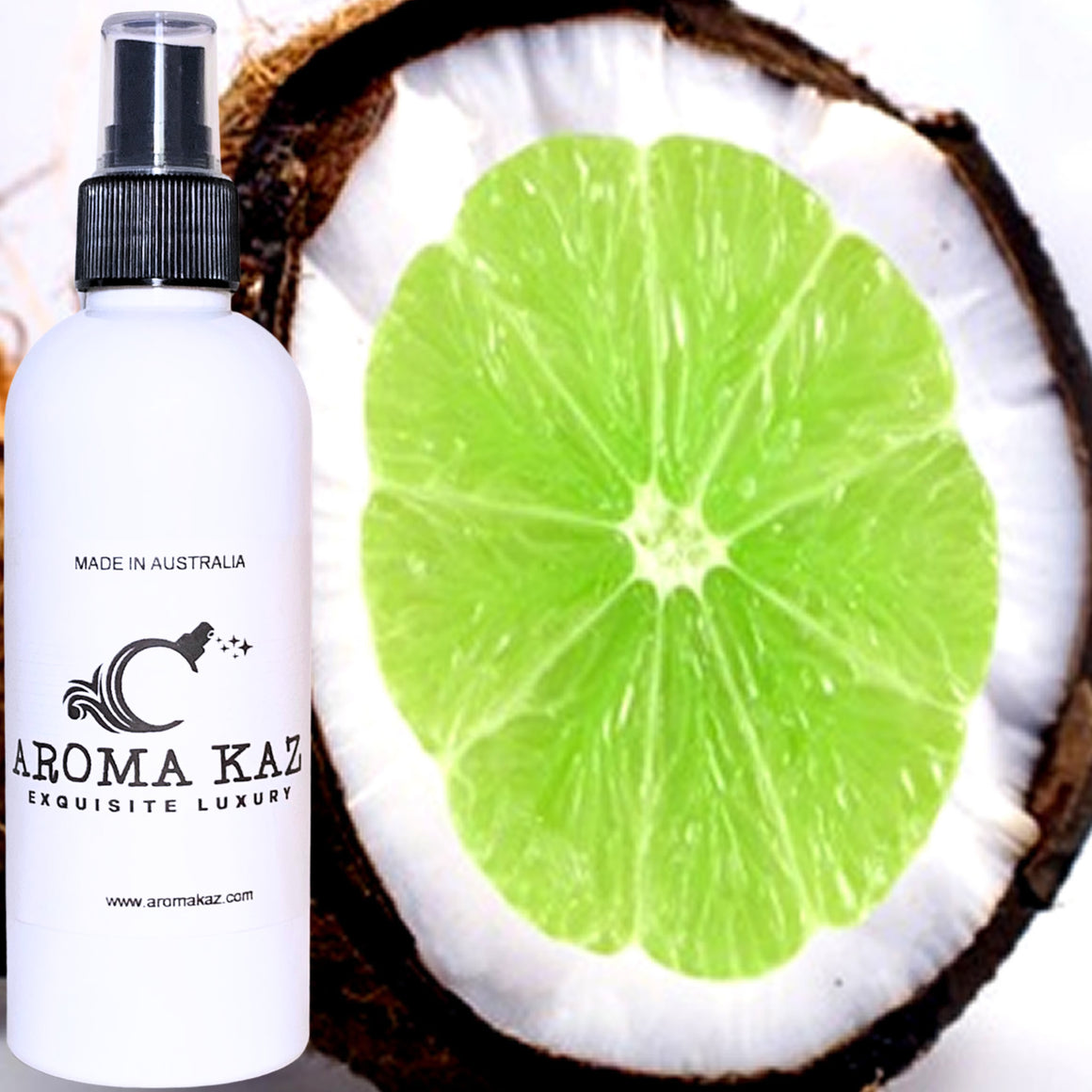 Tahitian Coconut Lime Room Linen Spray Air Freshener Deodorizer