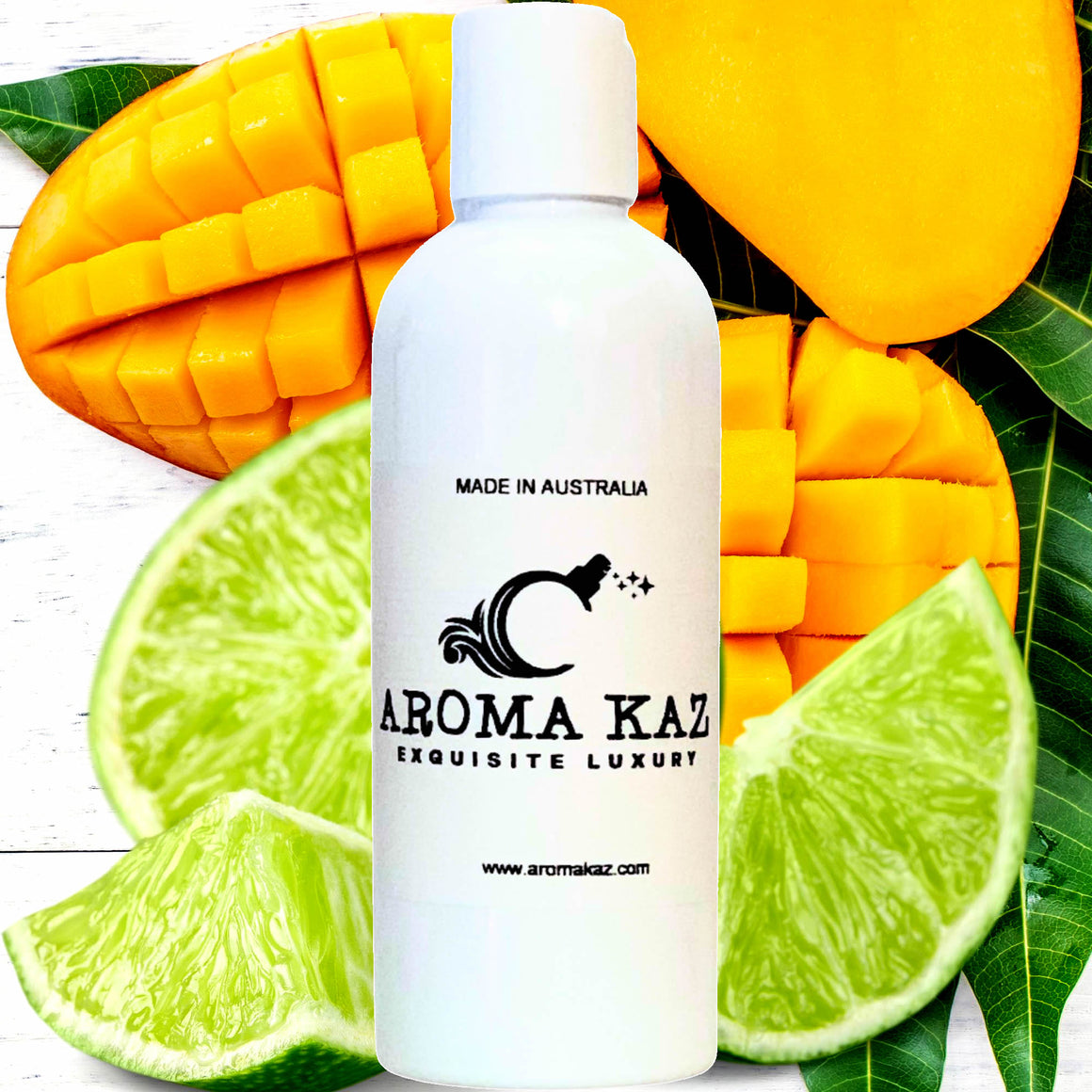 Thai Lime & Mango Body Wash/Shower Gel/Bubble Bath Plant Based Vegan Cruelty Free