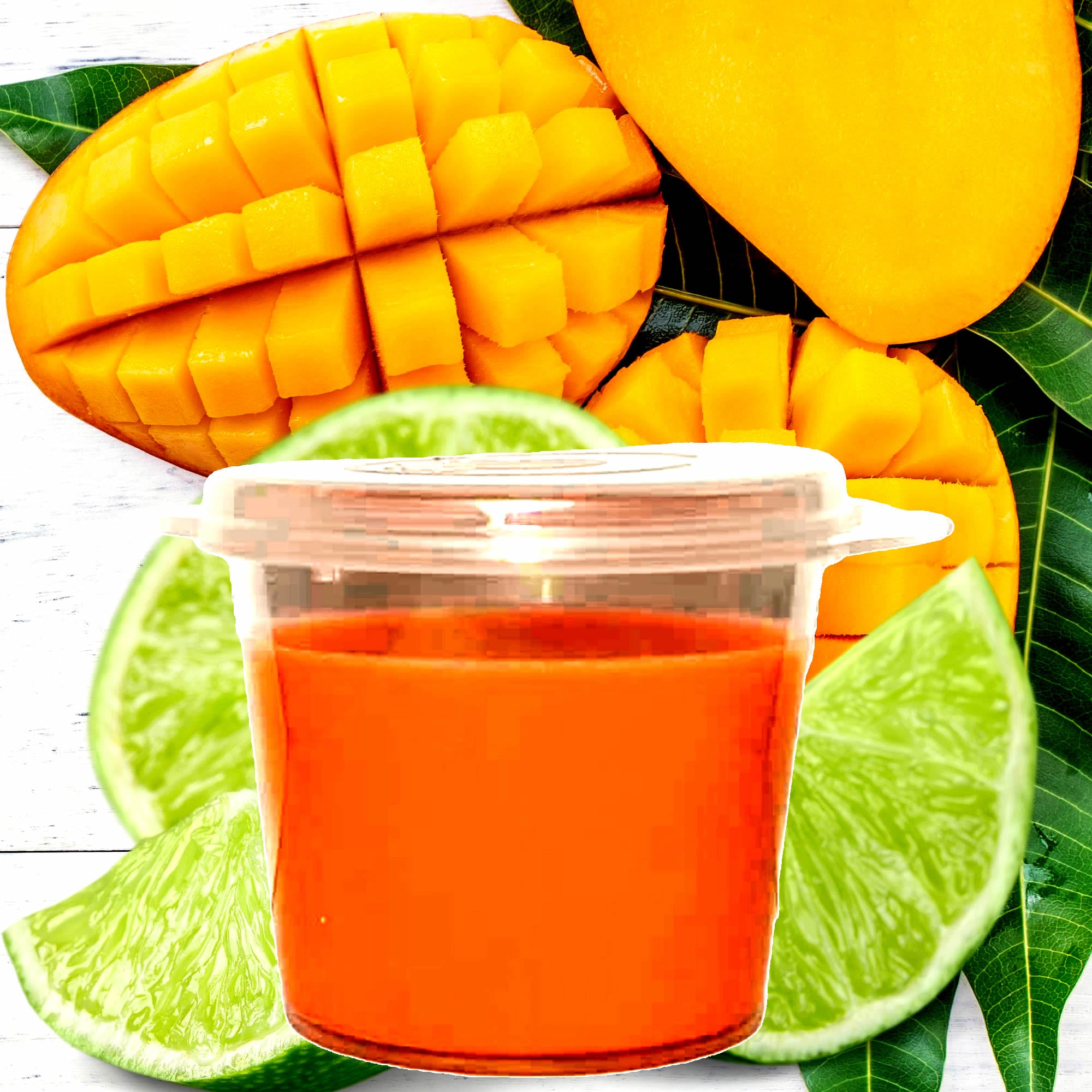 Thai Lime & Mango eco soy wax melts – vegan, cruelty-free featuring juicy mango and bright zesty lime, handmade in Australia.