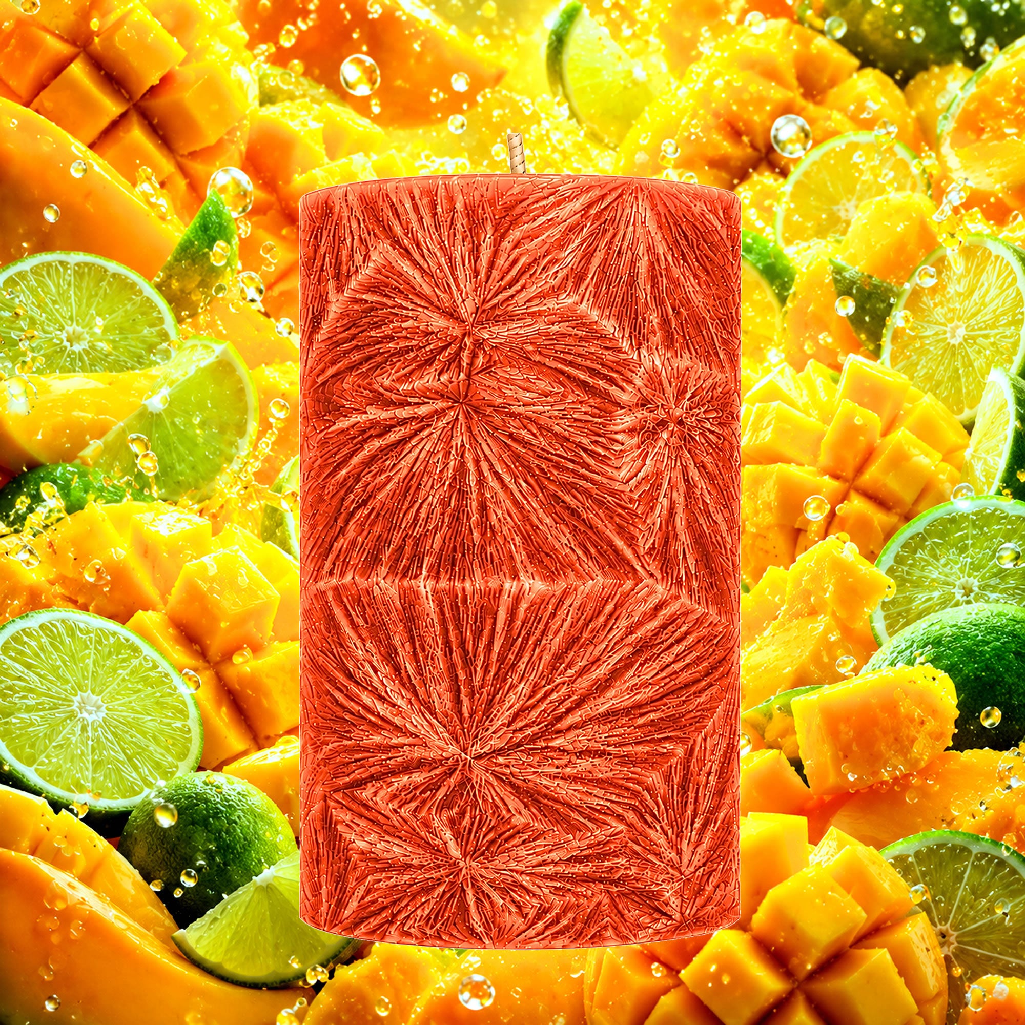 Thai Lime & Mango Pillar Candle