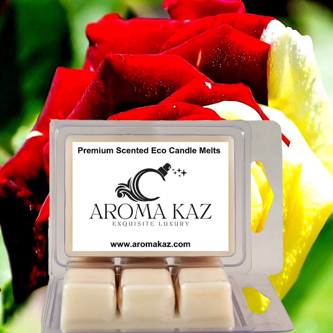 Tudor Rose & Amber Candle Wax Melts - Clams