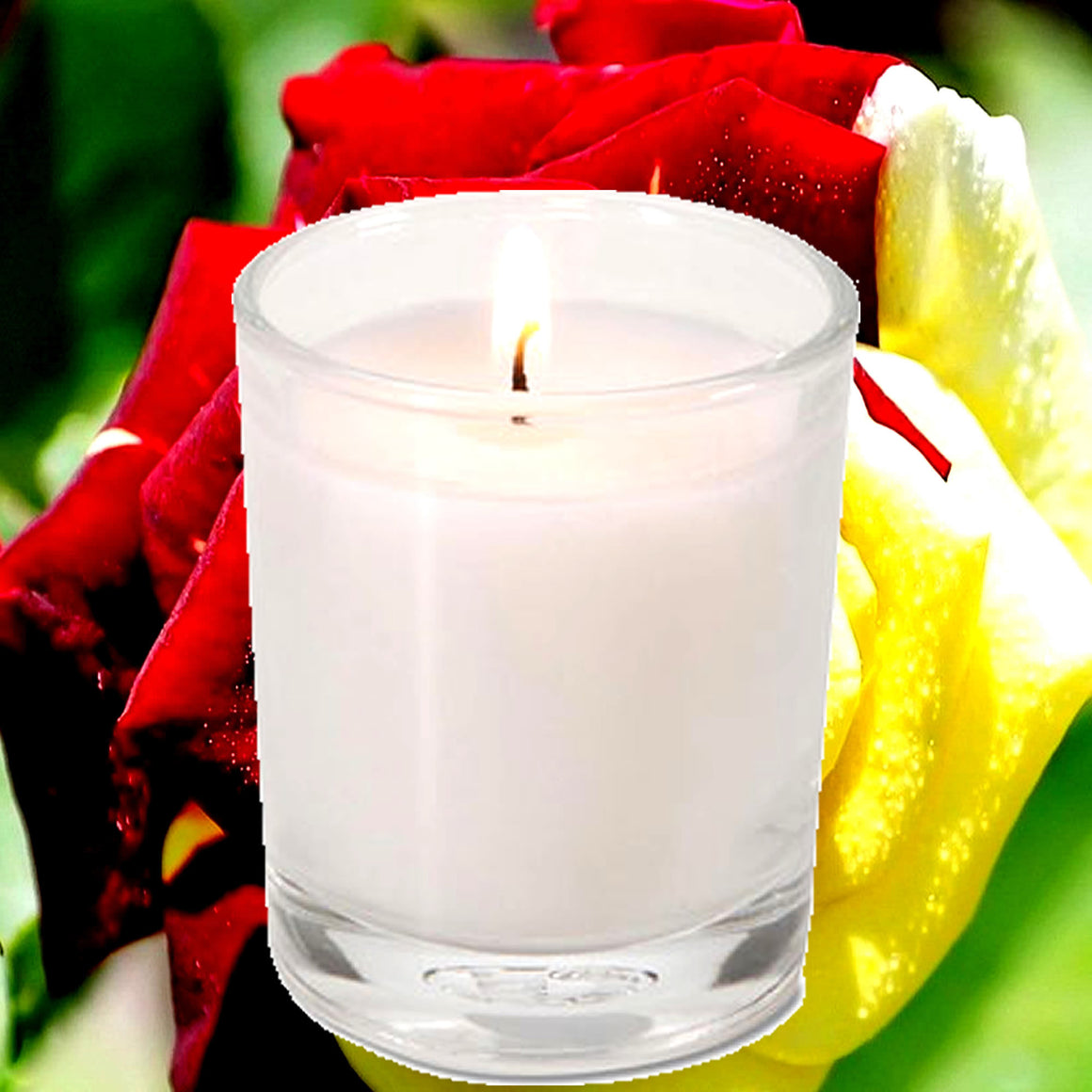 Tudor Rose & Amber Eco Soy Votive Candles – Clean Burn, Plant-Based, Vegan & Pet Safe