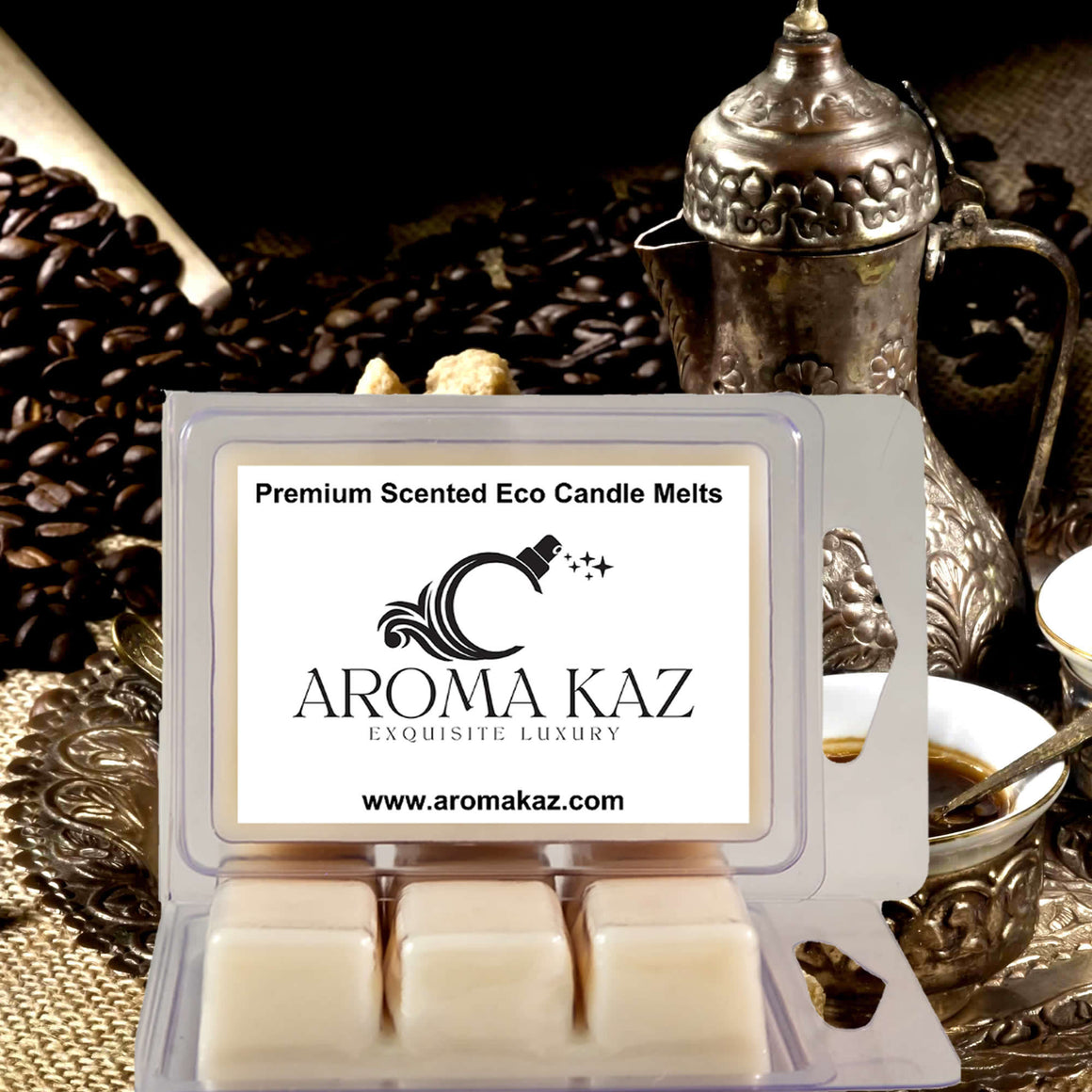 Turkish Mocha eco soy wax melts – vegan, cruelty-free featuring rich coffee, sweet honey and exotic spice, handmade in Australia.