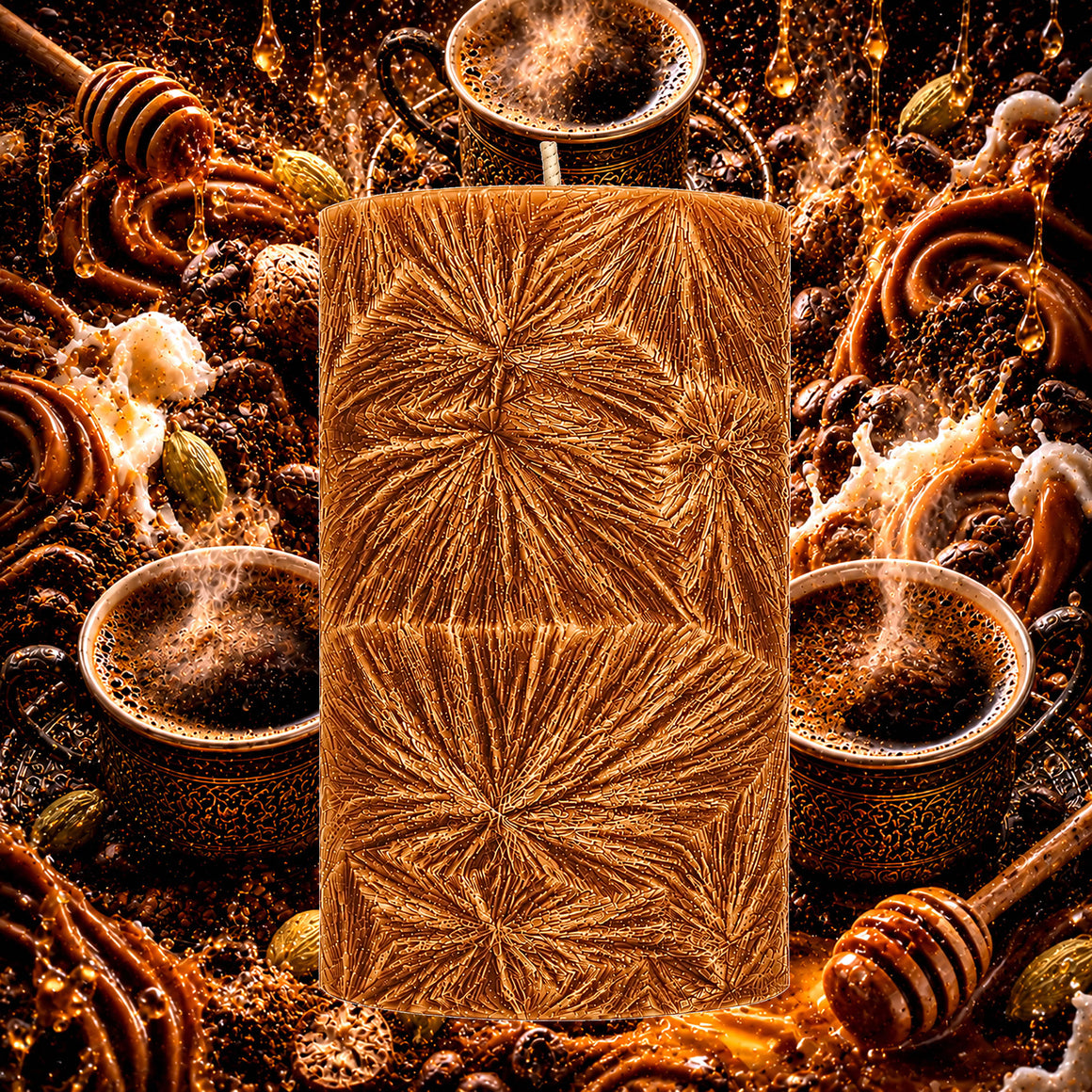 Turkish Mocha Pillar Candle