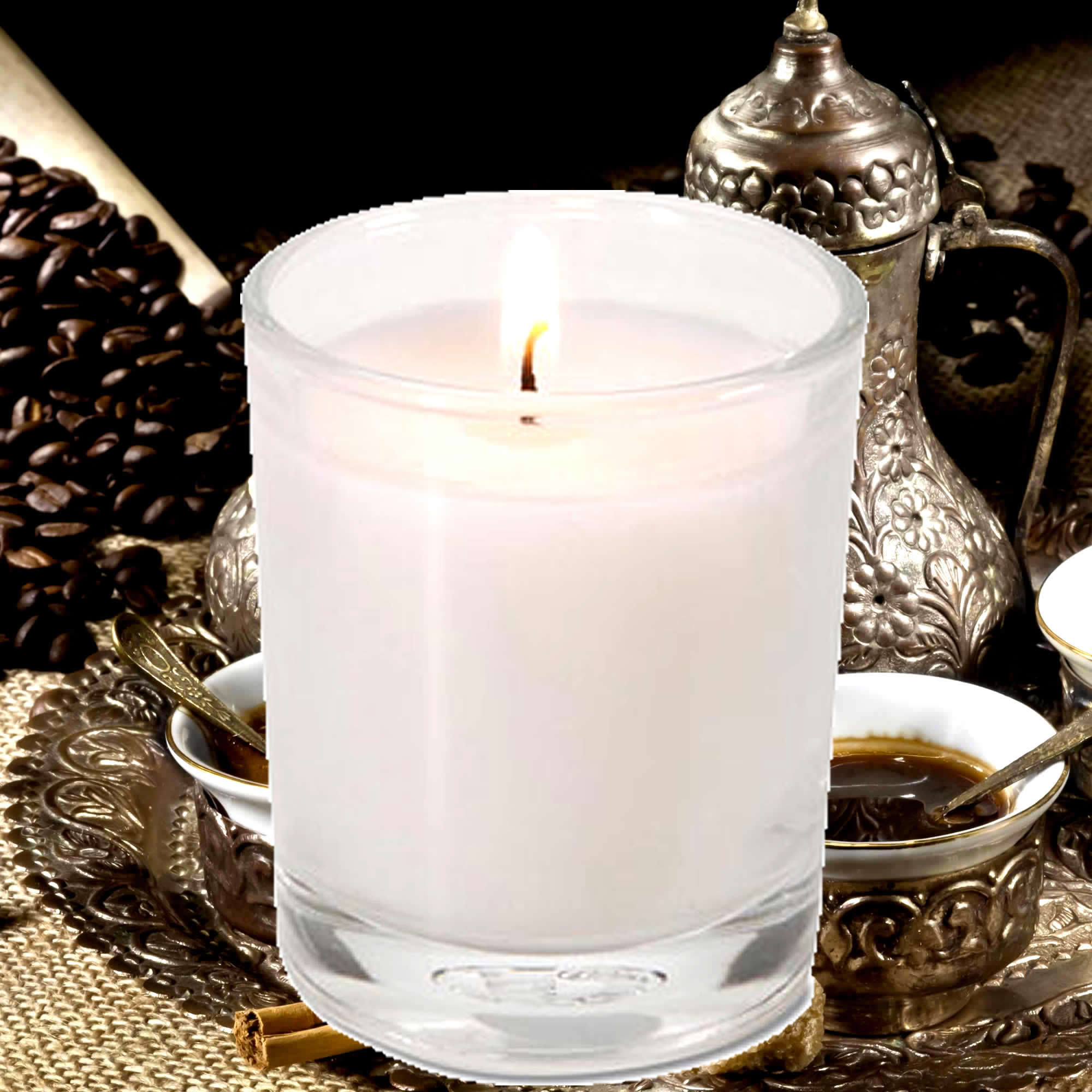 Turkish Mocha Eco Soy Votive Candles – Clean Burn, Plant-Based, Vegan & Pet Safe
